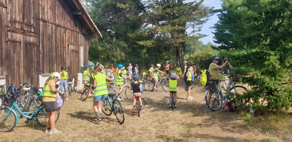 Départ en vélo